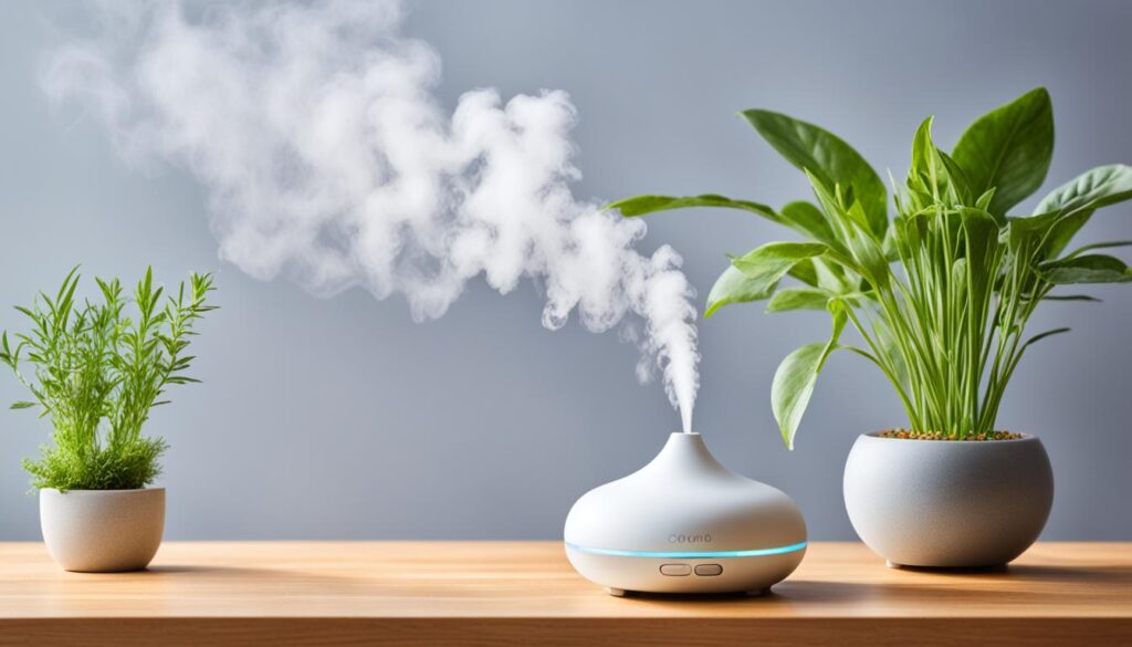 Aroma Diffuser mit ätherischen Ölen